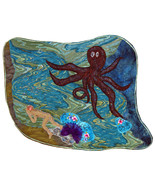 Octopus&#39;s Garden: Quilted Art Wall Hanging - £283.77 GBP