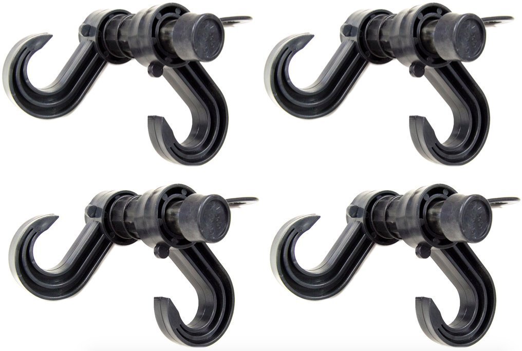 Premium Sturdy Adjustable Car Hanger - Holds Your Bags, Purse, etc (Pack of 4)