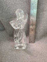 MIKASA Figurine Angel Herald Collection Angelic Harp Christmas Crystal Germany - £13.82 GBP