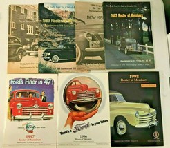 Lot 7 Early Ford V-8 Club of America ROSTER OF MEMBERS or Supplements 19... - £25.45 GBP