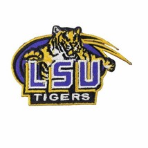 LSU Tigers Football Embroidered Patch 3.5&quot; x 2.5&quot; - £9.87 GBP