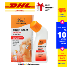 2 x Tiger Balm Lotion 80ml for Shoulder &amp; Back Pain Strength Massage Scent DHL - £33.94 GBP