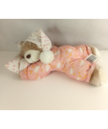 Joyable Huggable Teddy Bear Plush Sleeping Pillow Pink PJ&#39;s Vintage Stuf... - $27.76 CAD