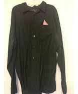 Express 100% Cotton Long Sleeve Shirt Men&#39;s size L Ships N 24h - $342.69 MXN