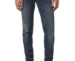 DIESEL Mens Slim Fit Jeans D - Strukt Solid Blue Grey Size 29W 32L 00SPW... - $92.14