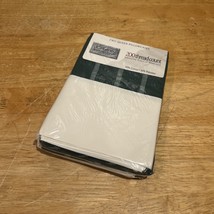 Vtg JC Penney Home Collection (2) Pillowcases Forest Green Striped 200 TC - €17,18 EUR