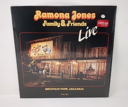 Ramona Jones Family &amp; Friends Live LP Record Album Vinyl Mountain View Arkansas - £16.87 GBP