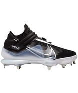 Nike Force Zoom Trout 7 Metal Baseball Cleats Black White Mens Size 12 - £118.02 GBP