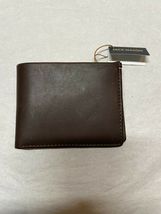 Jack Mason RFID Core Leather Wallet - Dark Brown - £39.84 GBP