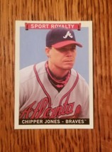 2008 Upper Deck Goudey Sport Royalty Chipper Jones SP #281 Atlanta Braves  - £2.39 GBP