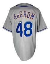 Jacob Degrom New York Autografato Grigio Maglia da Baseball JSA - £183.11 GBP