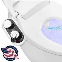 Bathroom Bidet Attachment - Hot/Cold Water Toilet Seat Bidet Sprayer - £78.21 GBP