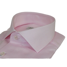 Men 100% Italian Cotton Shirt Non Iron SORRENTO Turkey Spread Collar 4470 Pink image 2