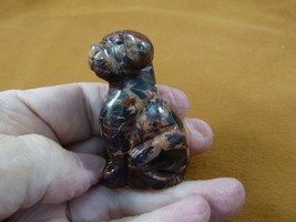 (Y-DOG-LA-704) red LABRADOR Dog stone FIGURINE gemstone dogs DALMATIAN L... - £18.40 GBP