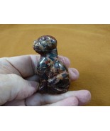 (Y-DOG-LA-704) red LABRADOR Dog stone FIGURINE gemstone dogs DALMATIAN L... - €19,93 EUR