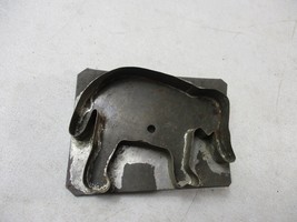Antique Primitive Hand Made Soldered Tin Metal Cookie Cutter Elephant - £85.65 GBP