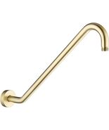 17" Stainless Shower Extension Arm Head Riser 1/2" Pipe w/ Flange, Brush... - $29.65