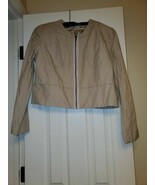 ELIE TAHARI JACKET WILLOW TAN/NUDE SIZE 16 - $197.62 CAD
