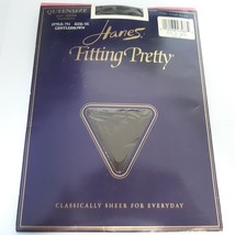 Hanes Fitting Pretty Panty Hose Gentle Brown Queen Size 5X Style 751 - £20.27 GBP