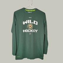 Minnesota Wild Kids Shirt XL Youth Hockey Reebok Long Sleeve - £11.15 GBP