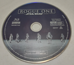 Rogue One A Star Wars Story Blu-Ray Disc ONLY!!! Felicity Jones Diego Lu... - $5.29