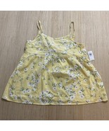 Old Navy Printed Tie-Back Cami Top for Girls Size XL 14-16 Yellow Floral... - $12.06 CAD