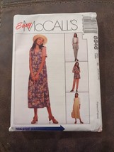 McCalls 8846 Pattern Misses Vest Jumper Top Pants SEWING Size 20-24 Part Cut Vtg - £6.82 GBP