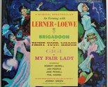 An Evening with Lerner &amp; Loewe: Brigadoon / Paint Your Wagon / Gigi / My... - $21.51