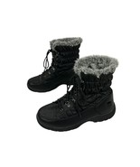 Totes Womens Winter Boots Wms 8 Medium Black Faux Fur Lined Waterproof - €23,74 EUR
