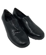 Walking Cradles Women&#39;s Patent Leather Comfort Shoes Black 7W - $446.60 MXN