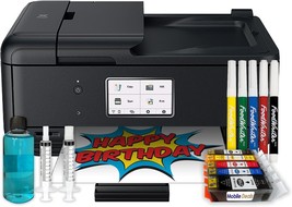 Cake Topper Image Printer, Cake Ink Cartridges, 50 Wafer Sheets, Edible ... - £266.60 GBP