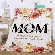 Mother&#39;s Day Gifts for Mom from Daughter Son, Mom Blanket Mom Gifts, I Love You - £32.16 GBP