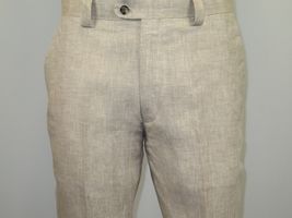 Men Premium 100% Linen Cocktail Suit by INSERCH Breathable and cool SU880 Tan image 11
