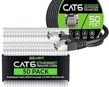 GearIT 50Pack 3ft Cat6 Ethernet Cable &amp; 50ft Cat6 Cable - £169.93 GBP
