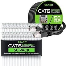 GearIT 50Pack 3ft Cat6 Ethernet Cable &amp; 50ft Cat6 Cable - $216.99