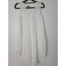 Seven Islands Sun Dress XL Womens White Jeweled Pullover Midi Cover Up - £16.28 GBP