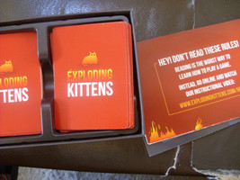 Exploding Kittens Original Edition Card Game 2015 Complete - £4.71 GBP