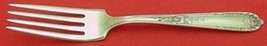 Della Robbia by Alvin Sterling Silver Regular Fork 7 1/8&quot; Heirloom Flatware - £61.44 GBP