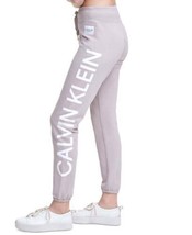 Calvin Klein Womens Performance Fleece Logo Sweatpants,Dolce,X-Large - £55.94 GBP