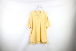 Brooks Brothers Mens XL Distressed Cotton Pique Knit Collared Golf Polo ... - $24.70