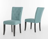 Nyomi Dining Chair In Blue Fabric By Christopher Knight Home. - $93.94
