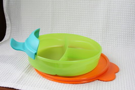 Tupperware Kids (New) Children&#39;s Divided Dish w/ 3 Sections &amp; Seal &amp; Handel - £13.75 GBP