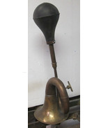 Vintage Air Horn Brass, with Mounting bracket new 4&quot; rubber bulb - €66,86 EUR