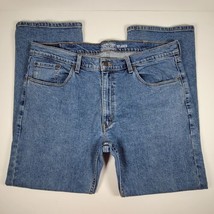 Levi&#39;s Signature Jeans Mens Size 38x30 Relaxed Straight Cotton Blend Str... - $17.96