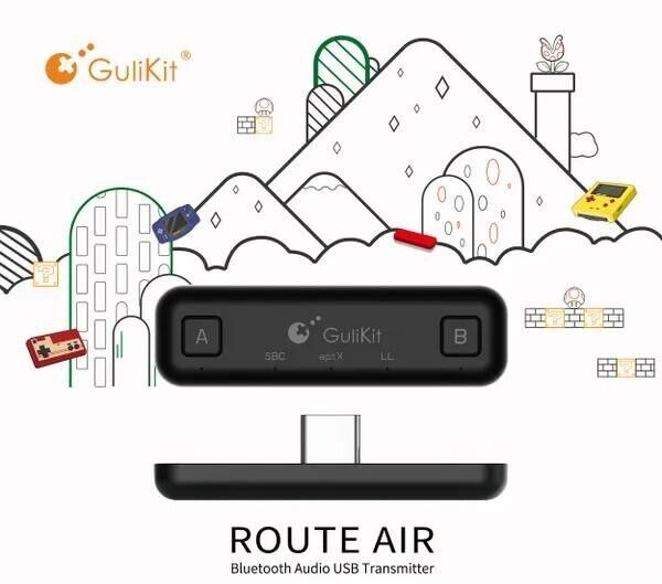 Primary image for GuliKit NS07 Route Air Bluetooth Wireless Audio Adapter Type-C for the Nintendo