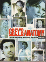 Grey&#39;s ANATOMY-COMPLETE Second Season Uncut Dvd - £8.04 GBP