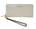 Michael Kors Large Continental Wallet Light Cream Leather 35T7GTVE7L Wri... - £71.56 GBP