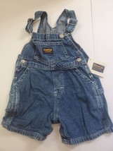 Jean Shorts 18 M OshKosh overalls nwt vintage stock Summer  - $27.99