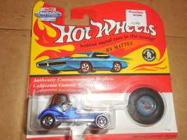 1993 Hot Wheels Vintage Collection 5700 &quot;Red Baron&quot; Blue Body On Sealed Card - £4.74 GBP