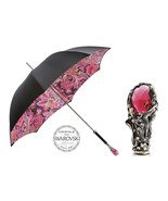 Pasotti Luxury Red Gem Woman Umbrella Polyester New - £343.66 GBP